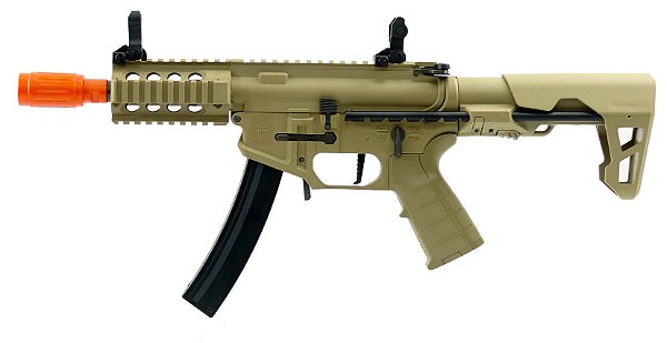 RIfle de Airsoft AEG KINGARMS PDW 9MM AG-229 TAN Cal .6mm