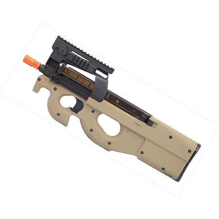 Rifle de Airsoft AEG P90 PDW Desert - KingArms