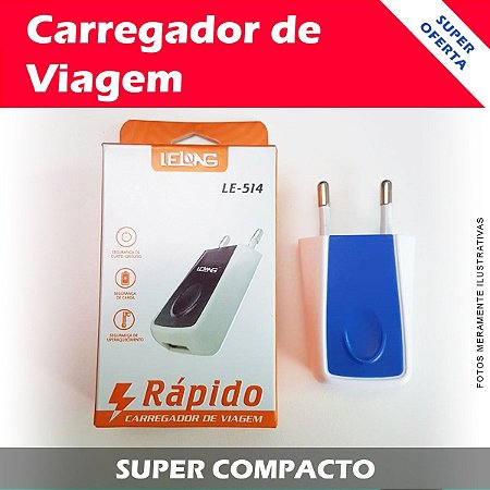Tomada USB 1A LE-514