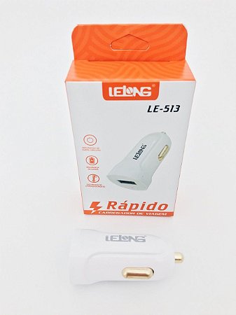 Carregador Veicular Turbo USB LE-513
