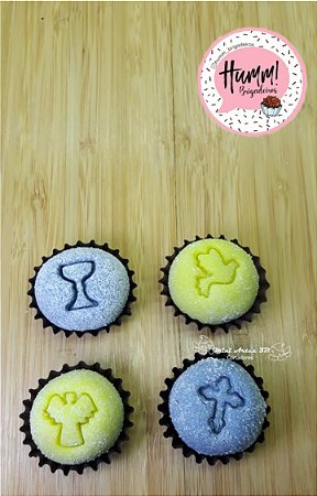 Carimbo para brigadeiro Batizado