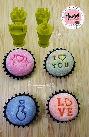 Carimbo para brigadeiro Love