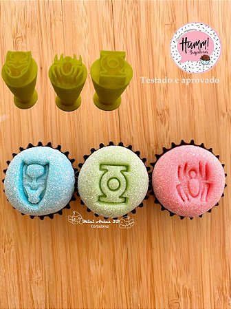 Carimbo para brigadeiro Super Herois