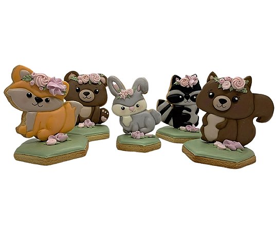 Cortador Biscoito Animais do Bosque