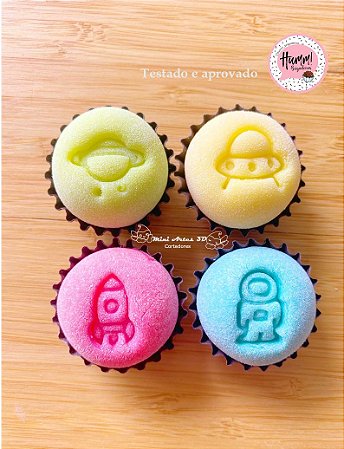 Carimbo para brigadeiro Astronauta