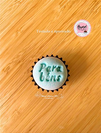 Carimbo para Brigadeiro Parabéns