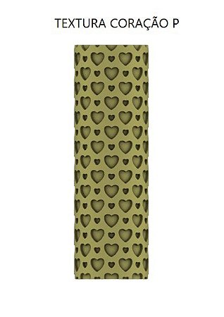 Rolo textura linha Coração