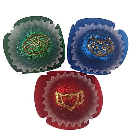 Carimbo para brigadeiro Herois Pijama mod 1