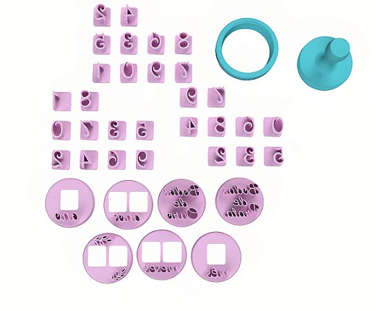 Carimbo Kit Numeros Multi