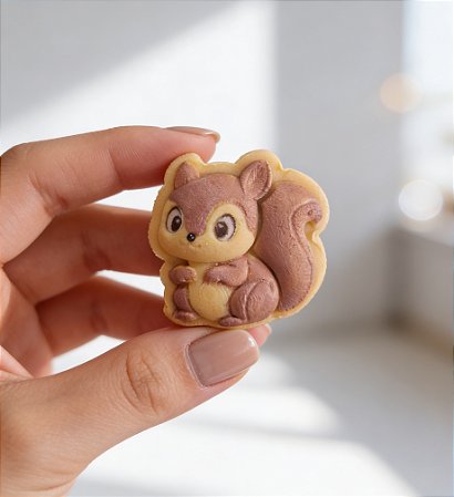 Ejetor Modelador para Brigadeiro e Doces Esquilo Animais do Bosque - Alta Precisão