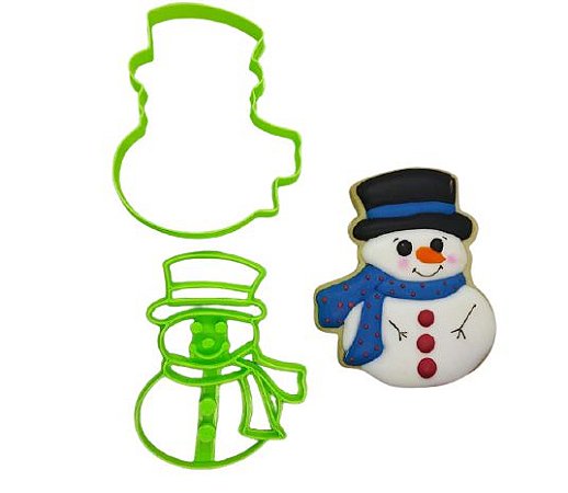 Cortador Biscoito Boneco Neve Natal