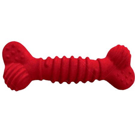 Brinquedo Osso de Borracha Superbone Furacão Pet G Vermelho