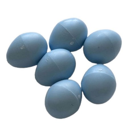 20 x Ovos Indez Azul - Para Pixarro - Trinca Ferro e Sabiá - N5 - Animalplast