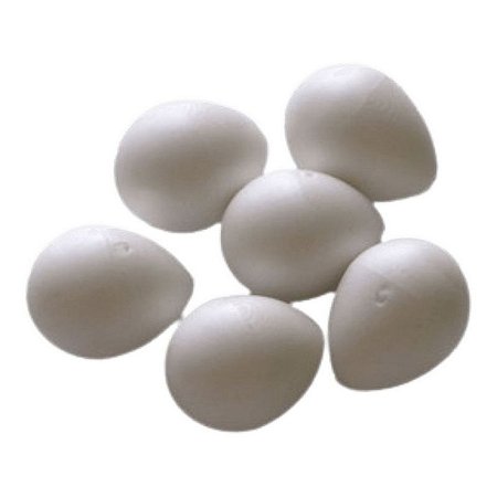 20 x Ovos Indez Branco - Para Canários - Tamanho Grande - N3 - Animalplast