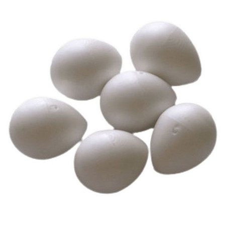 20 x Ovos Indez Branco - Para Agapornis e Periquito - N4 - Animalplast