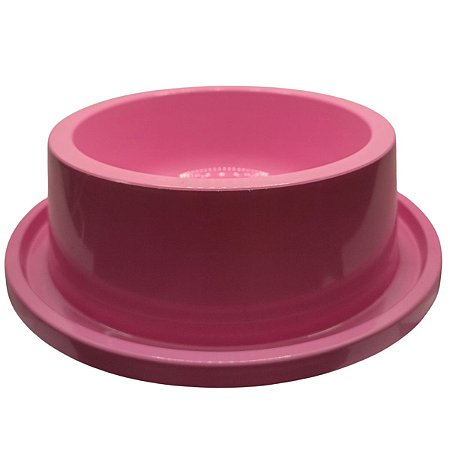 Comedouro de Plástico Anti-Formiga N3 1000ml - Rosa