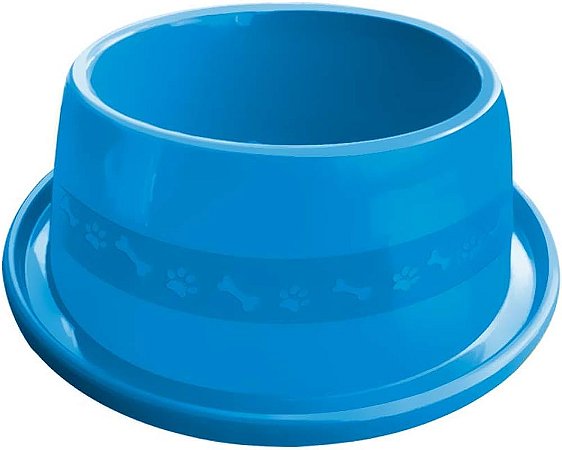 Comedouro de Plástico Anti-Formiga N2 550ml - Azul