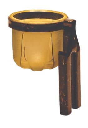 Porta Vitamina Rubi Super Trincão com Suporte Alto Laranja | Injetfour