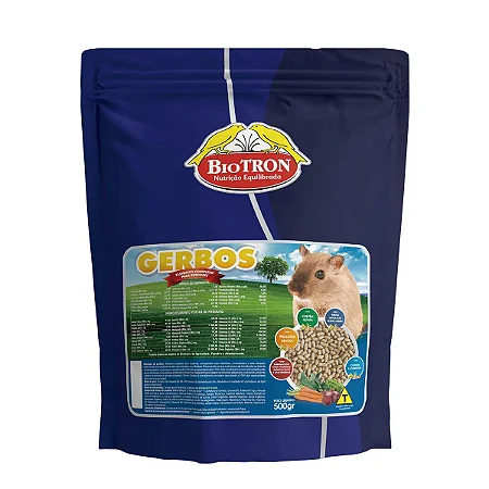 Ração Biotron - Para Roedores - Gerbos - 500g