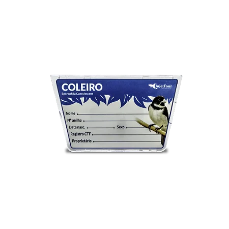 Placa de Identificação Coleiro