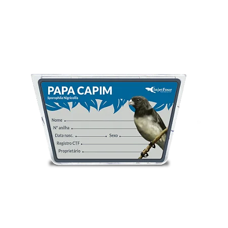 Placa de Identificação Papa Capim