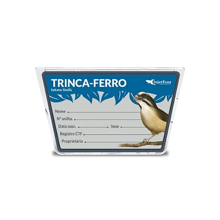 Placa de Identificação Trinca Ferro