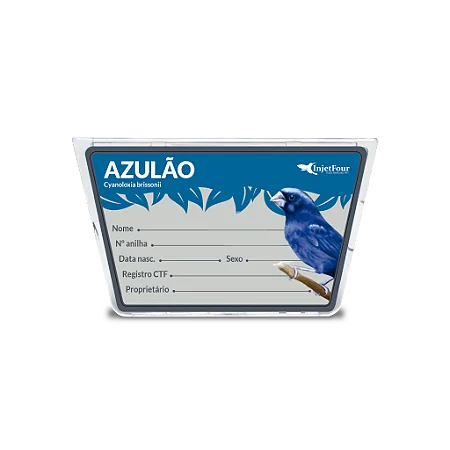 Placa de Identificação Azulão