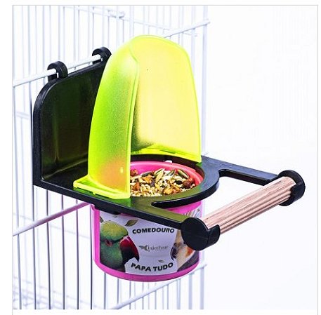 Comedouro Papa Tudo - Amarelo | Injetfour