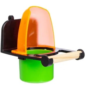 Comedouro Papa Tudo - Laranja | Injetfour