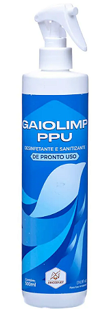 Gaiolimp PPU Desinfetante e Sanitizante para Gaiolas 500 ML