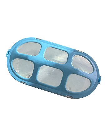 Comedouro Grande 6 Furos-Azul / InjetFour