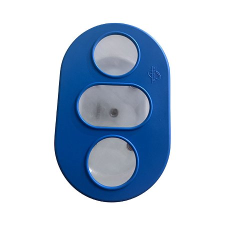 Comedouro Pequeno 3 Furos- Azul - Ornamental