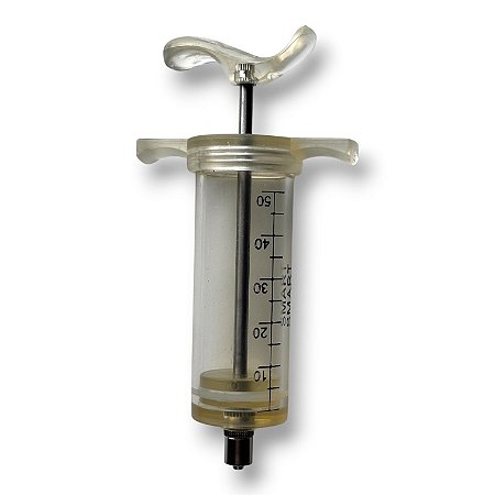 Seringa Acrílica com Graduação sem Regulagem 50ml | Comercial Penna Firme