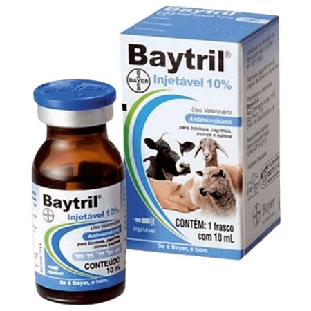 Baytril® 10ml Injetável 10% - Bayer