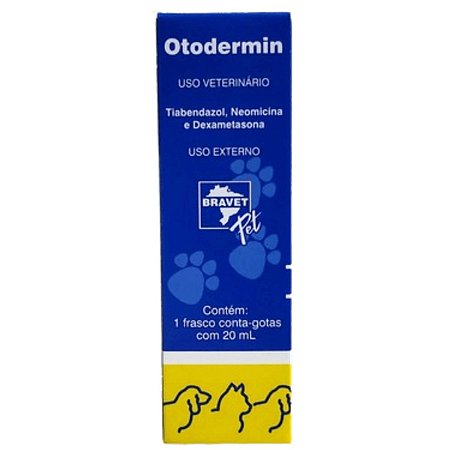 Otodermin 20ml - Solução Otológica