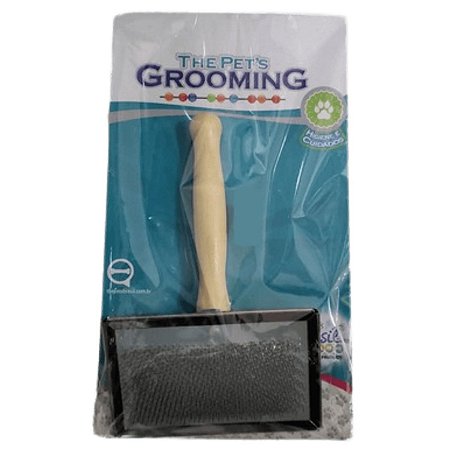 Escova Metálica Grande para Cães e Gatos