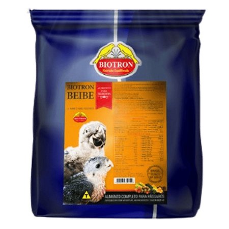 Papa Biotron - Para Psitacideos Filhotes - Beibe - 5kg