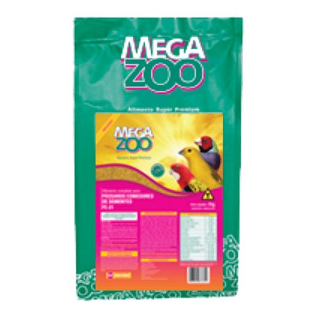 Farinhada MegaZoo - Pássaros Granívoros - Reprodução FC21 - 5kg