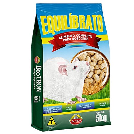 Ração Biotron - Para Roedores Equilibrato - 900g e 5kg