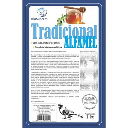 Farinhada BioSuprem Tradicional Alfamel - 1kg