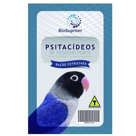 Extrusada BioSuprem - Psitacídeos - Pequeno Porte - 900g