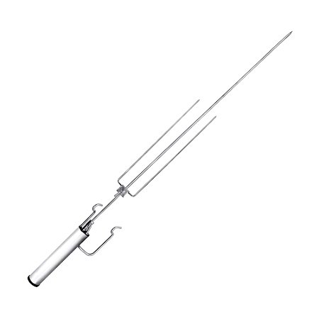 Espeto inox Giratório Pilha 80cm GiroBal