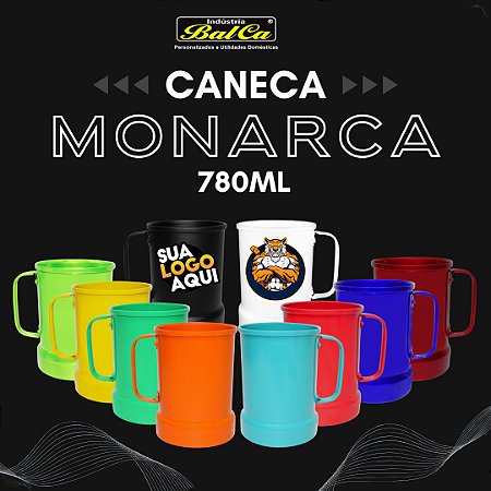Caneca Al. Monarca 780 ml Color