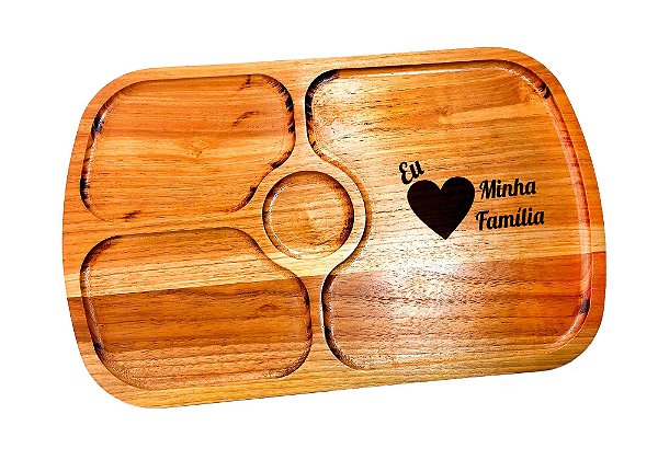 Tábua Madeira Dupla Utilidade 45x28x2,8 cm