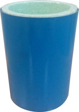 Porta Lata Reto Azul Mesclado