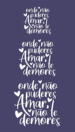 Frases 08 - stencil 25 x 16 cm