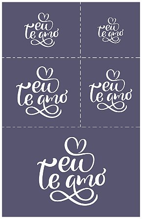 Frases 11 - stencil 25 x 16 cm