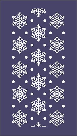 Natal 11 - stencil - 25 x 16 cm