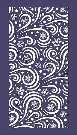 Natal 13 - stencil - 25x 16 cm