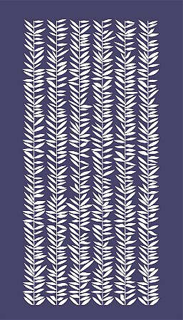 Floral 39 - stencil - 25 x 16 cm
